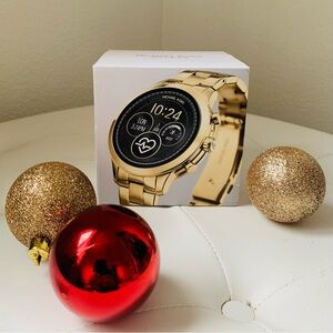 MICHAEL KORS Gen 4 Runway Gold-Tone Smartwatch (E2536)